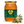 A 500g glass jar of Bee Mercy Raw Honey Eucalyptus, filled with golden honey and featuring a dark green label with a yellow bee logo, shown next to fresh eucalyptus flowers on a white background.