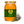 A 500g glass jar of Bee Mercy Raw Honey Rosemary, featuring a green and yellow label, a gold lid, and a sprig of fresh rosemary on a white background.
