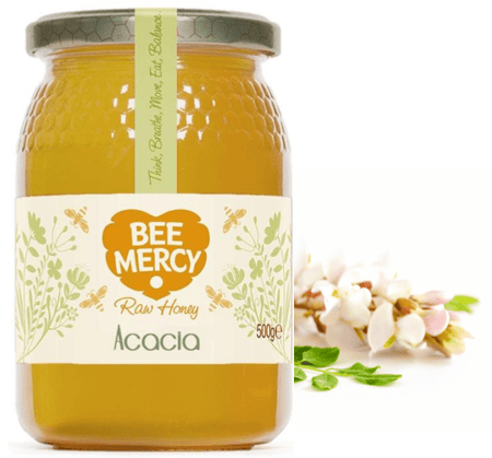 Raw Acacia Honey 500g Jar 